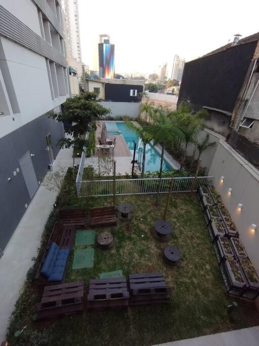 Апартаменты Loft Metro Faria Lima, Largo Da Batata, Butanta, Usp, Clube Hebraica Reboucas Сан-Пауло Экстерьер фото